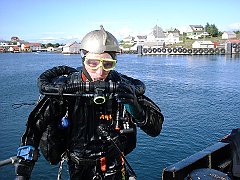 Nordic diver from the deep